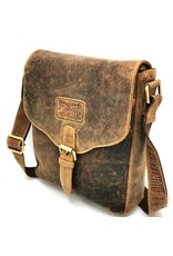 Hunters Leather bags - Hunters Hunting bag with cover Buffalo leather