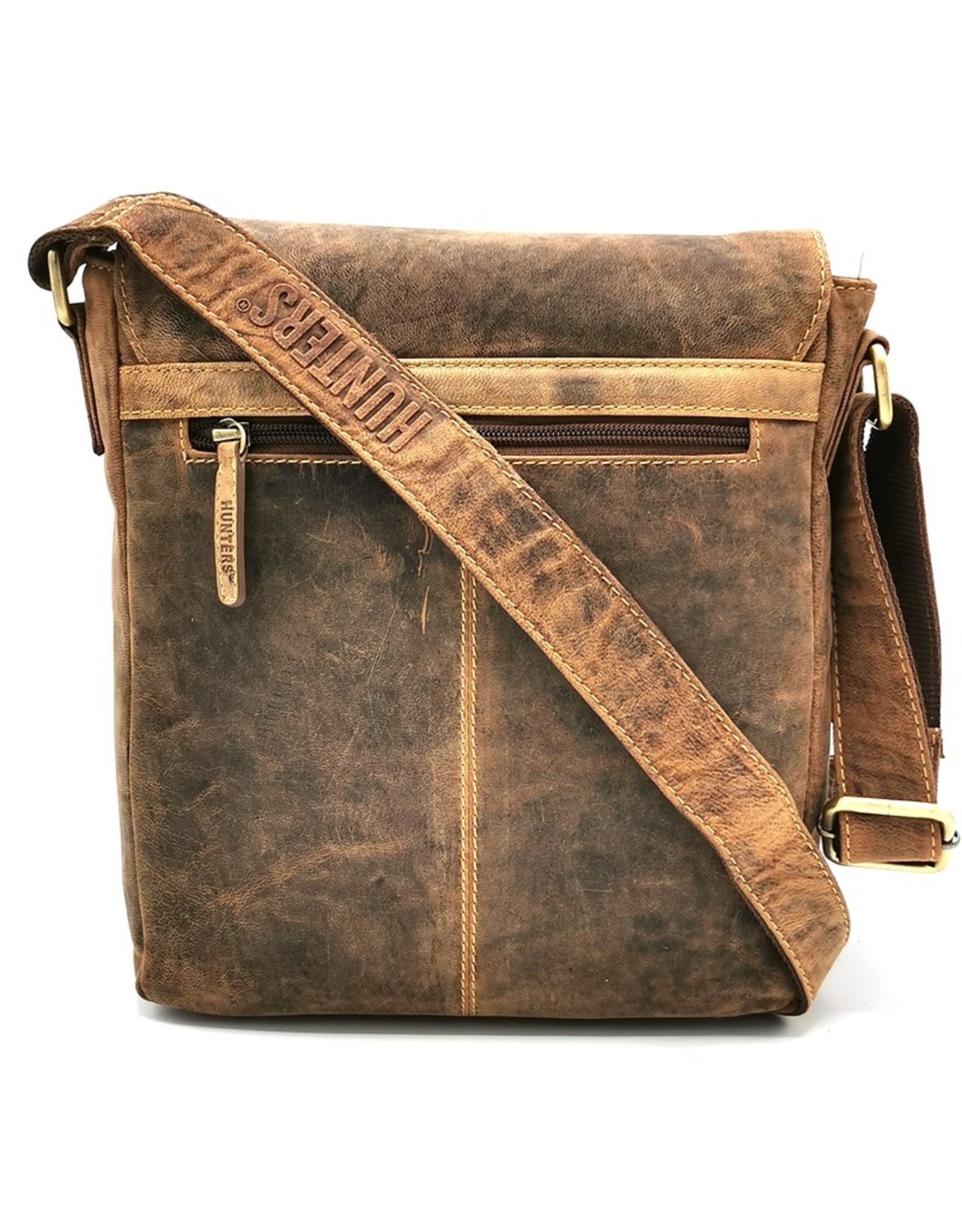 Hunters Leather bags - Hunters Hunting bag with cover Buffalo leather