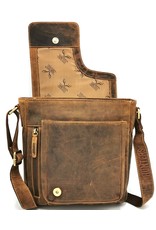 Hunters Leather bags - Hunters Shoulder bag with Holster cover