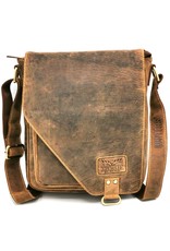 Hunters Leather Shoulder bags  Leather crossbody bags -   Hunter's bag with holster cover Vintage look Buffalo Leather