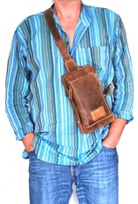 Hunters Leather Shoulder bags  Leather crossbody bags - Hunters Crossbody Holster bag Buffalo Leather