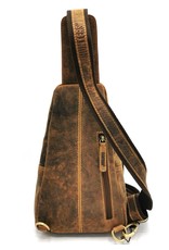 Hunters Leather Shoulder bags  Leather crossbody bags - Hunters Crossbody-Sling bag brown