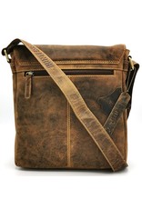 Hunters Leather Shoulder bags  Leather crossbody bags - Hunters Leather Crossbody Bag Buffalo Leather (dark tan)