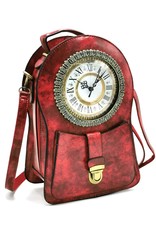 Magic Bags Gothic bags Steampunk bags - Steampunk Backpack - Shoulder bag with Real Working Clock