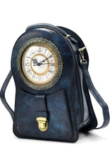 Magic Bags Gothic bags Steampunk bags - Steampunk Backpack - Shoulder bag with Real Clock