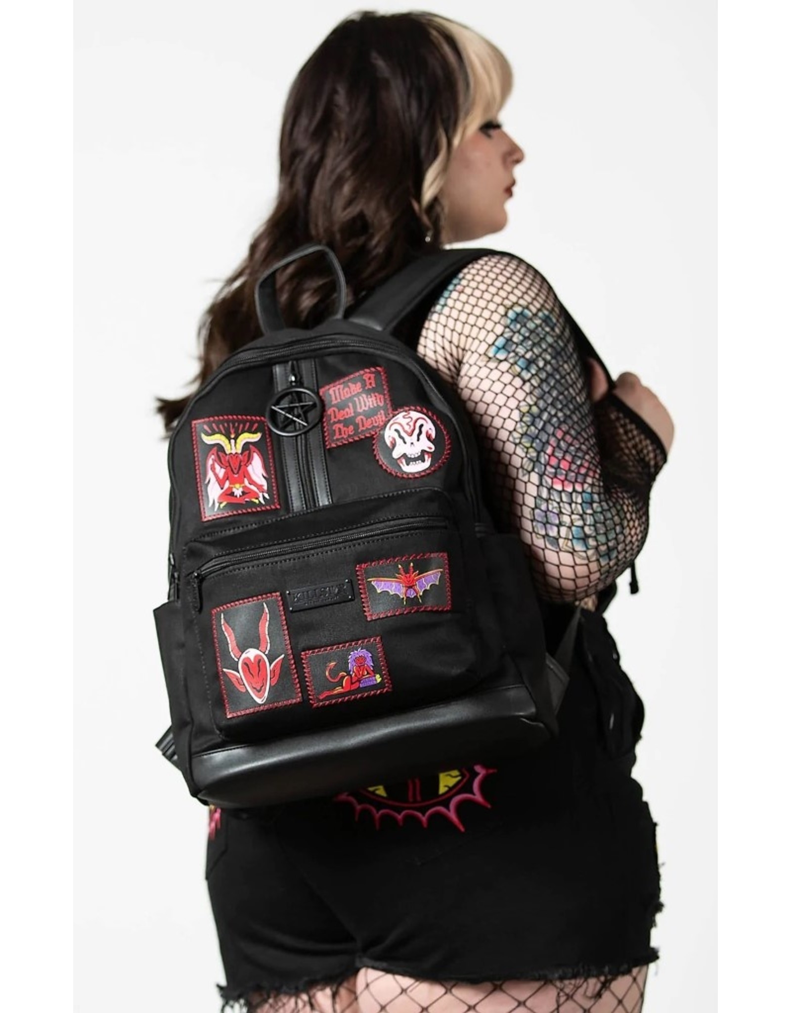 Killstar Killstar bags and accessiries - Killstar Covenant Patched Backpack