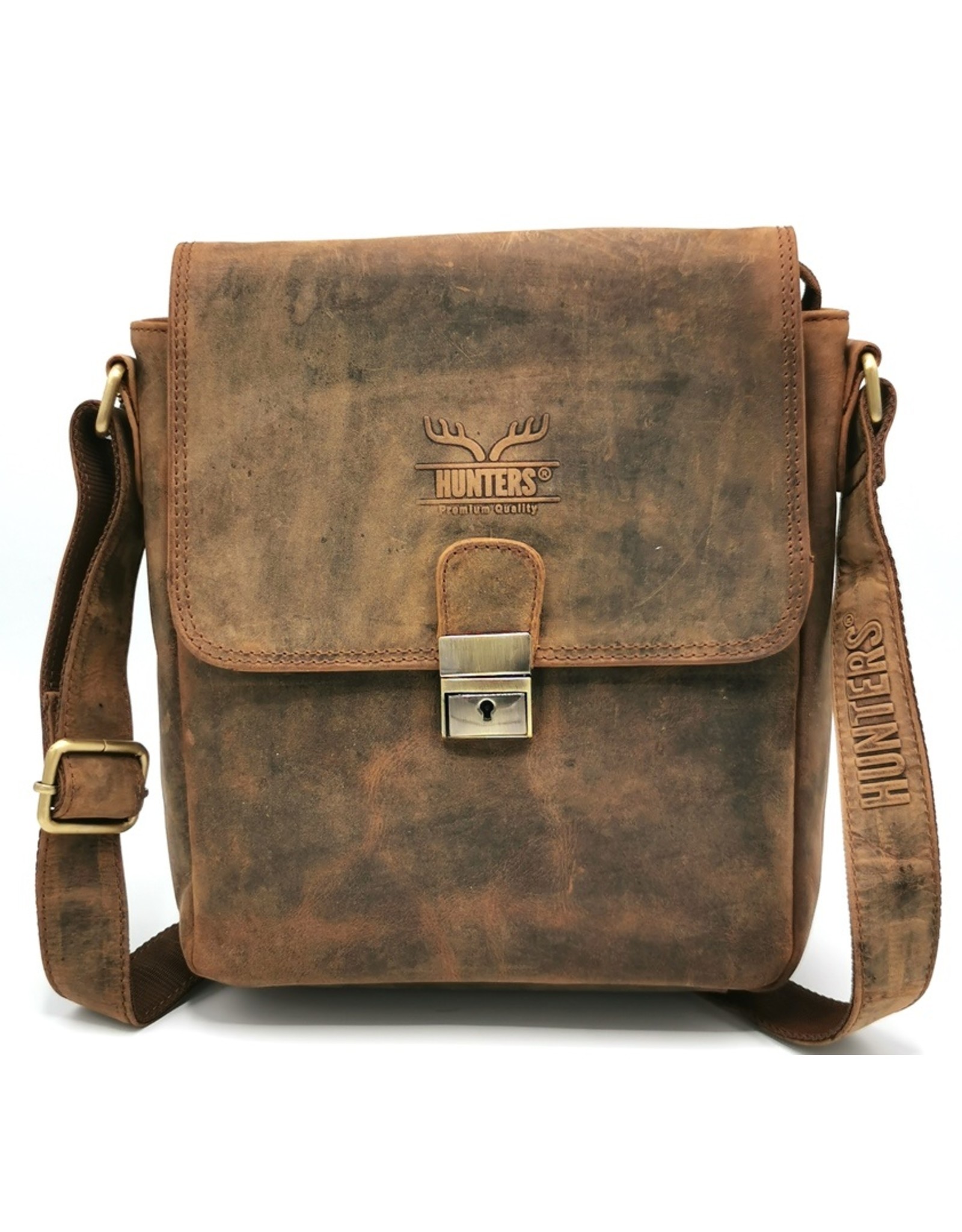 Hunters Leather bags - Hunters leather shoulder bag brown MBG008