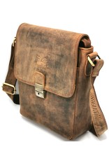 Hunters Leather bags - Hunters leather shoulder bag brown MBG008