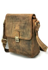 Hunters Leather bags - Hunters leather shoulder bag brown MBG008