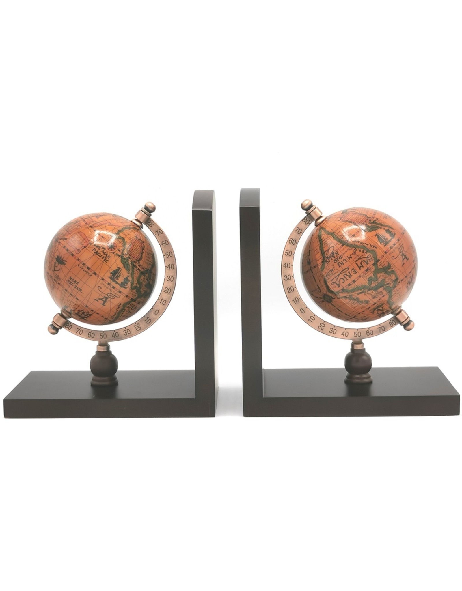 Trukado Miscellaneous - Globe bookends set of 2