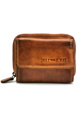 HillBurry Leather Wallets - Hillburry Mini wallet Washed Leather Cognac