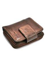 HillBurry Leather Wallets - HillBurry Wallet Washed Leather Brown