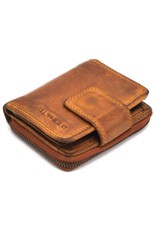 HillBurry Leather Wallets - HillBurry Wallet Washed Leather Cognac