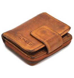 HillBurry HillBurry Wallet Washed Leather Cognac