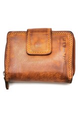 HillBurry Leather Wallets - HillBurry Wallet Washed Leather Cognac