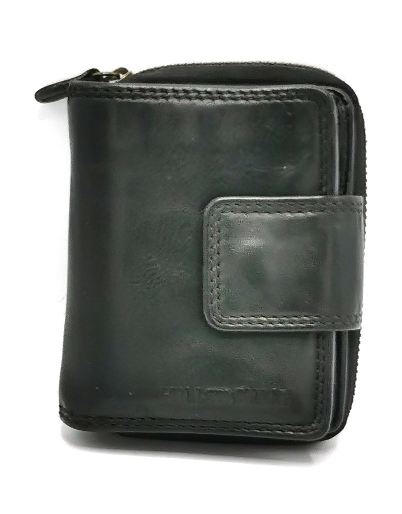 HillBurry Leather Wallets - HillBurry Wallet Washed Leather Black