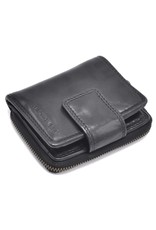 HillBurry Leather Wallets - HillBurry Wallet Washed Leather Black