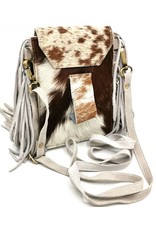 Trukado Leren Festivaltasjes, heuptassen en riemtassen - Koeienhuid telefoontasje-crossbody-riemtasje Ibiza Stijl