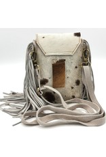 Trukado Leren Festivaltasjes, heuptassen en riemtassen - Koeienhuid telefoontasje-crossbody-riemtasje Ibiza Stijl - 2