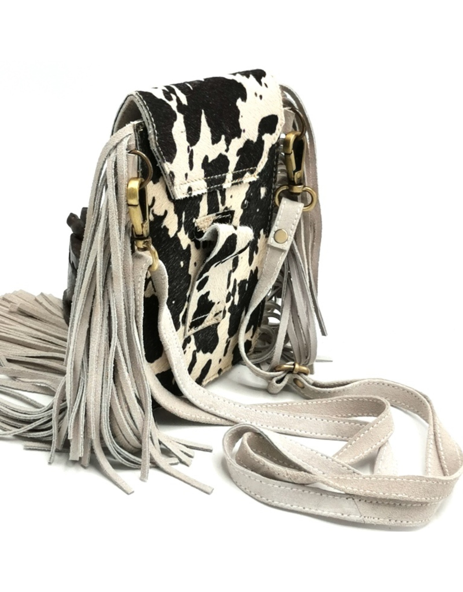 Trukado Leather Festival bags, waist bags and belt bags - Cowhide phone bag-crossbody-belt bag  Ibiza Style - 3