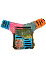 Trukado Fashion bags - Fanny Pack Peace & Love in Soft Colorful Cotton