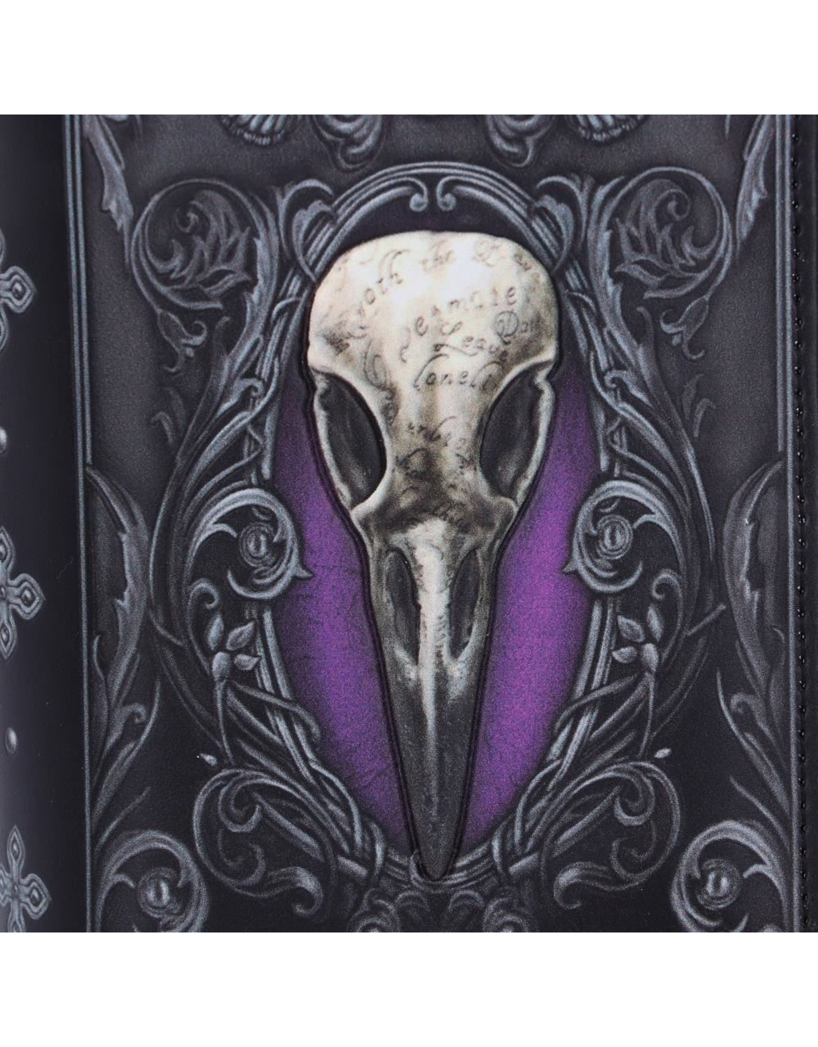 NemesisNow Gothic wallets and purses - Edgar's Raven Embossed Purse Nemesis Now