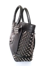 Dark Desire Gothic tassen Steampunk tassen -  Gothic Handtas met Schedel en Studs