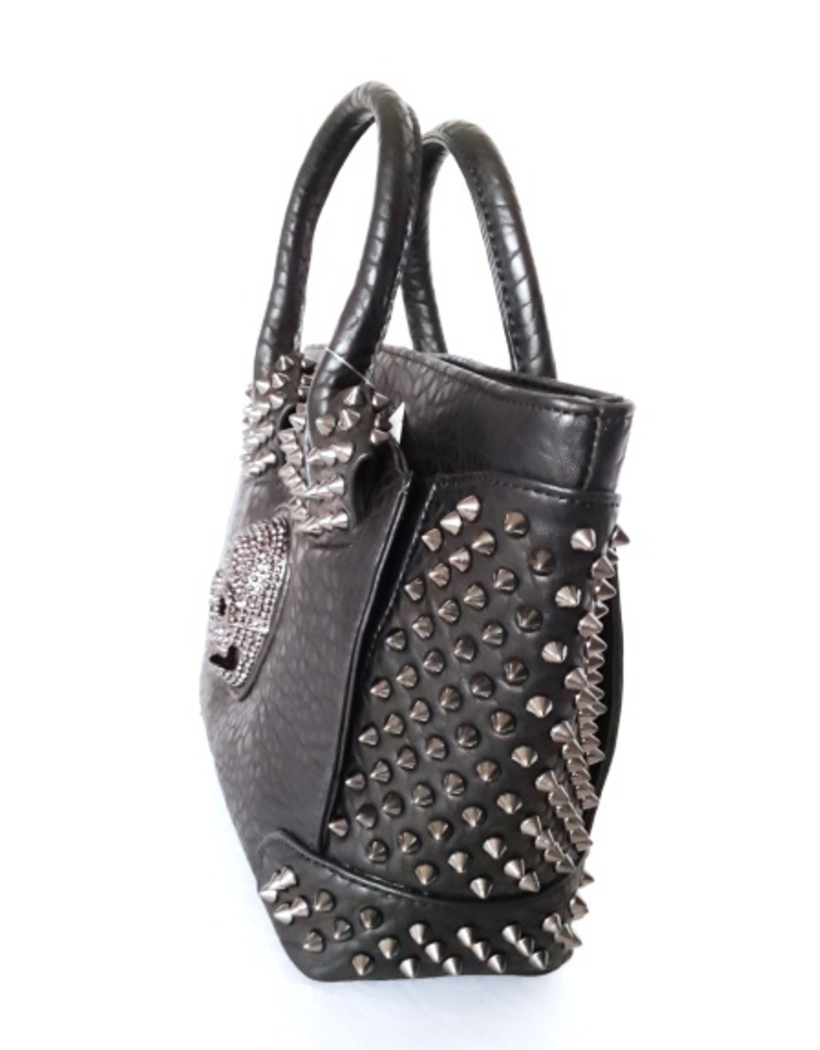 Dark Desire Gothic bags Steampunk bags - Gothic Handbag with Skull and Studs