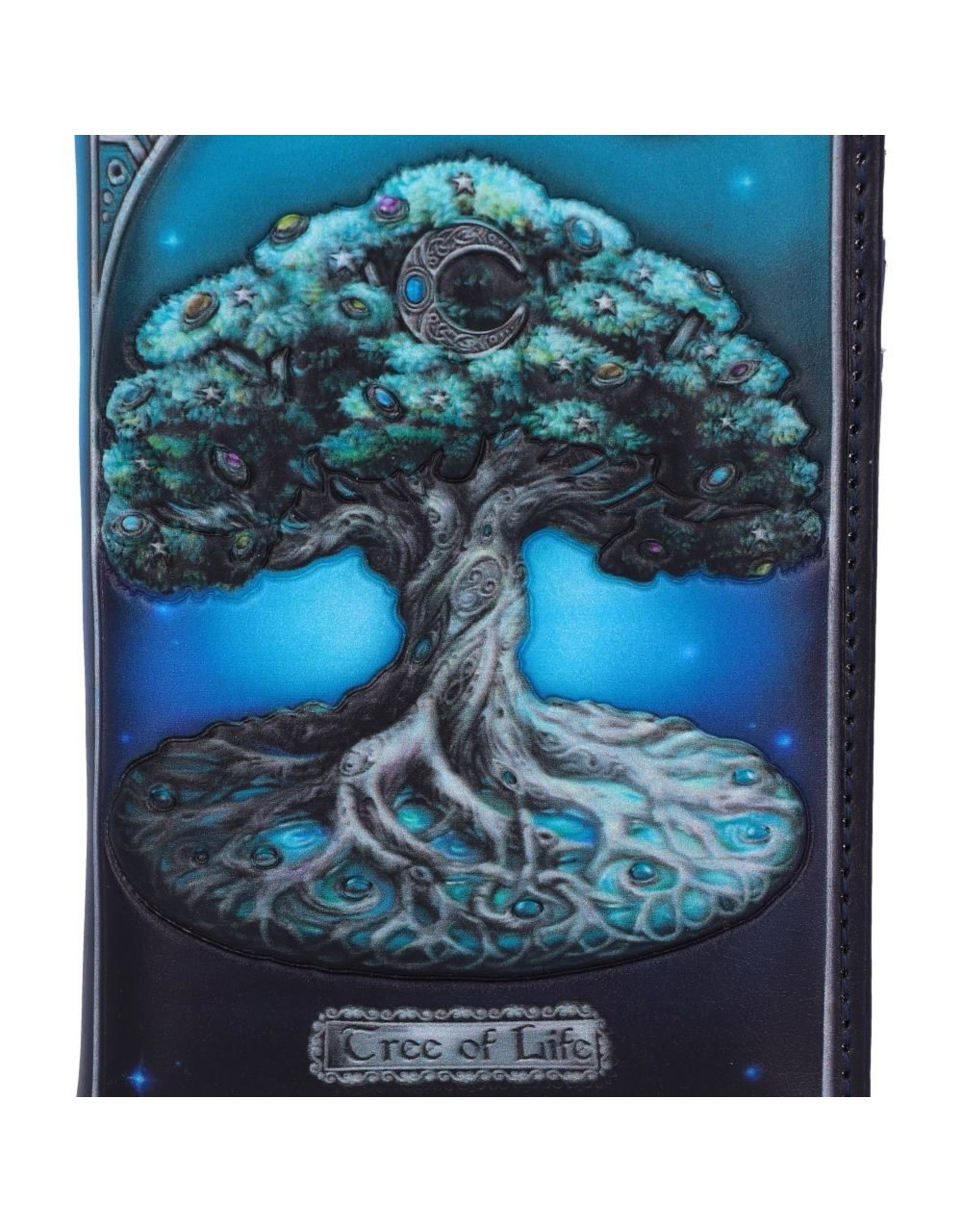 NemesisNow Gothic wallets and purses - Tree of Life Pagan Moon Embossed Purse