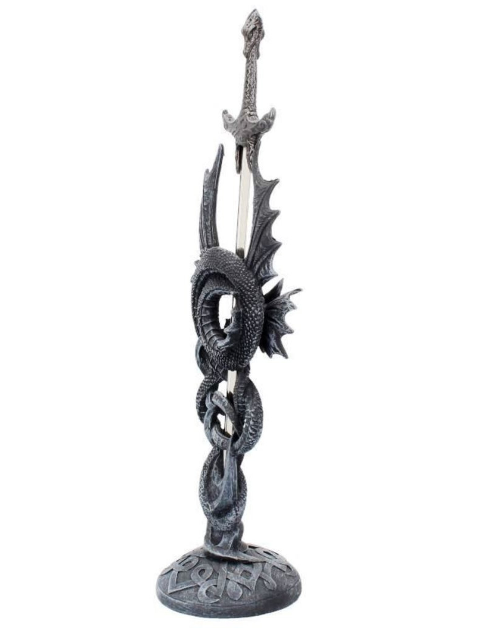 Alator Giftware & Lifestyle -   Celtic Realm Letter Opener Black Dragon Sword 30cm