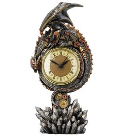 Alator Clockwork Reign Steampunk Draak Mantel Klok