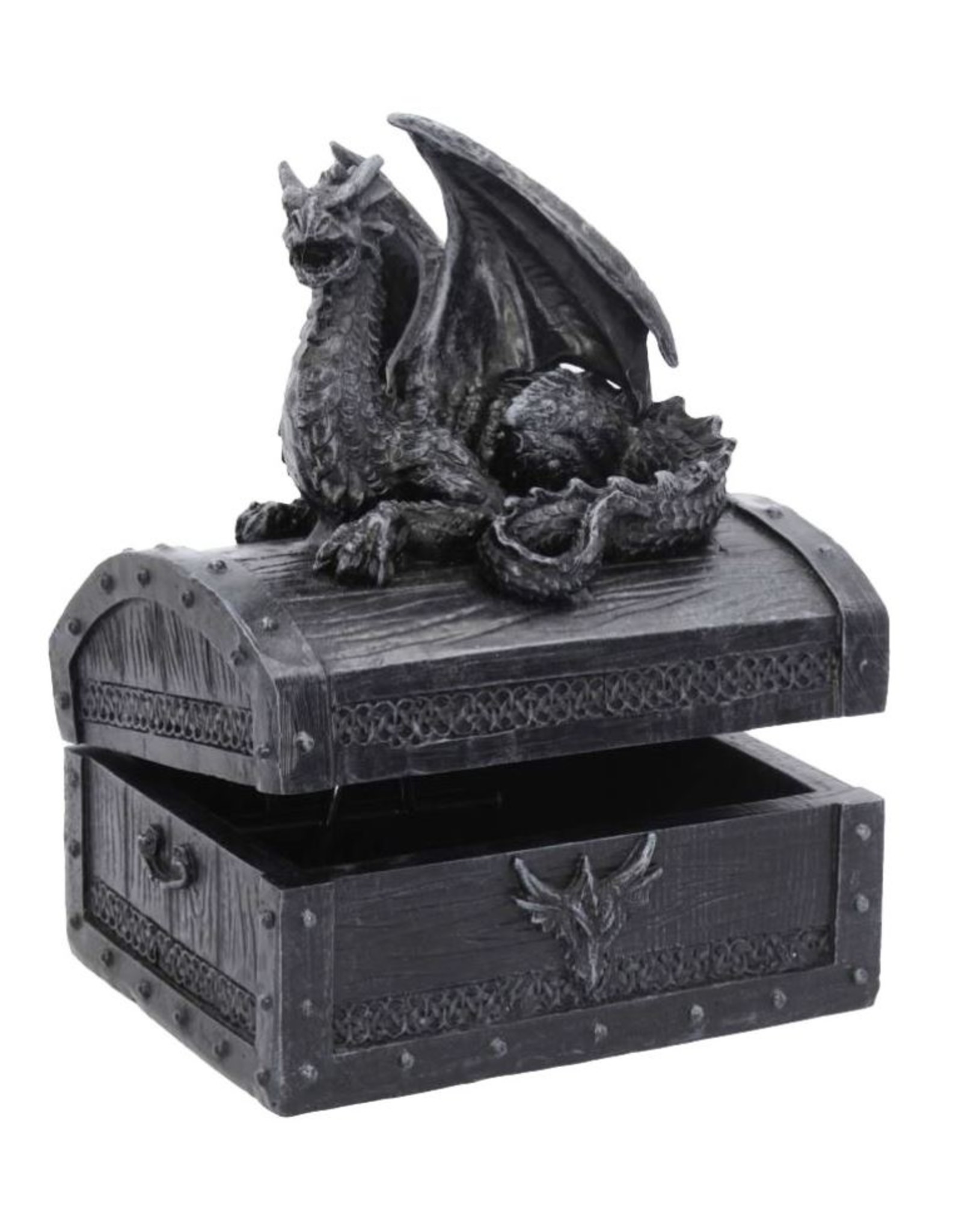 Alator Gothic and Steampunk accessories - Sacred Keeper Dragon Treasure Chest 14.5cm