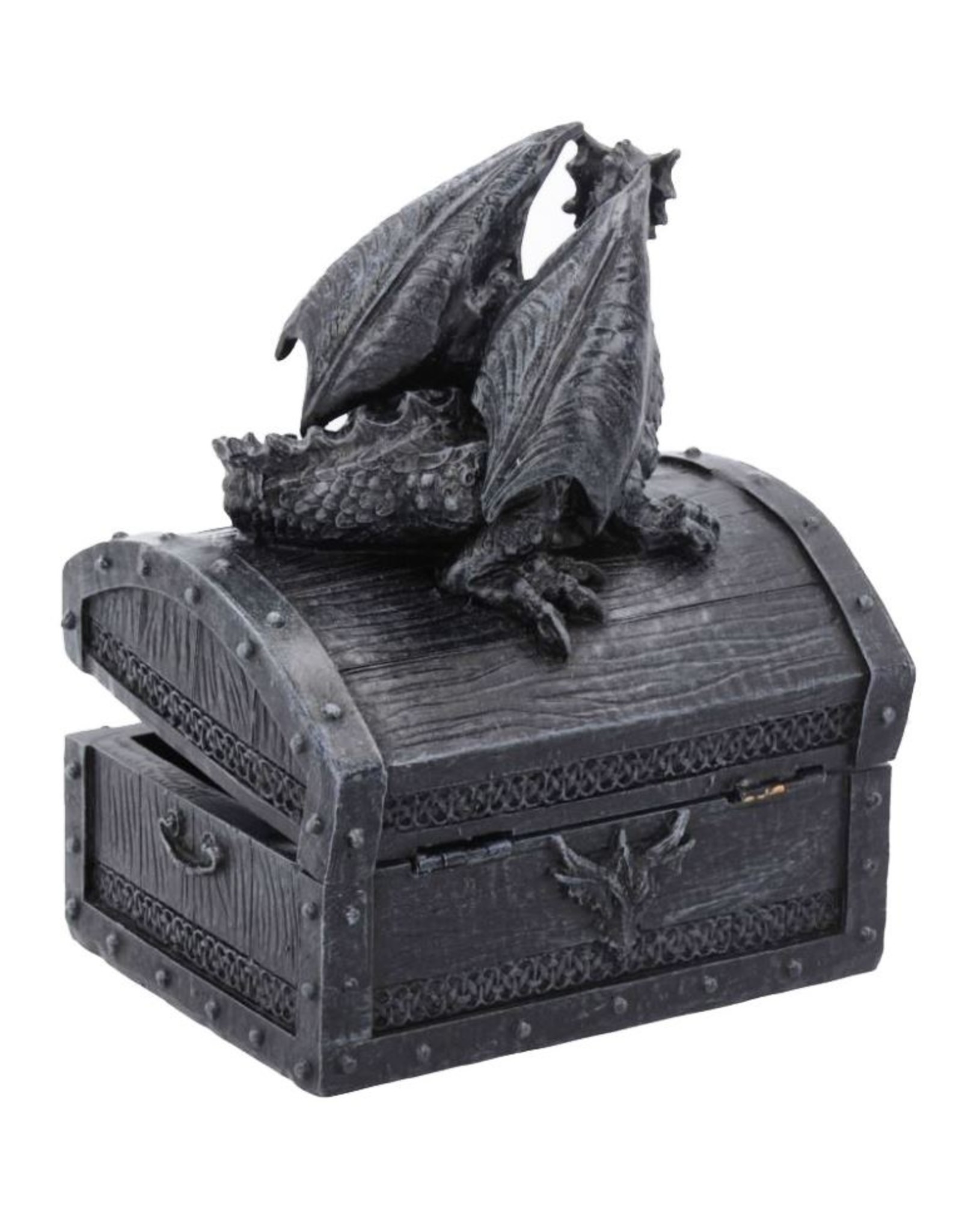 Alator Gothic and Steampunk accessories - Sacred Keeper Dragon Treasure Chest 14.5cm