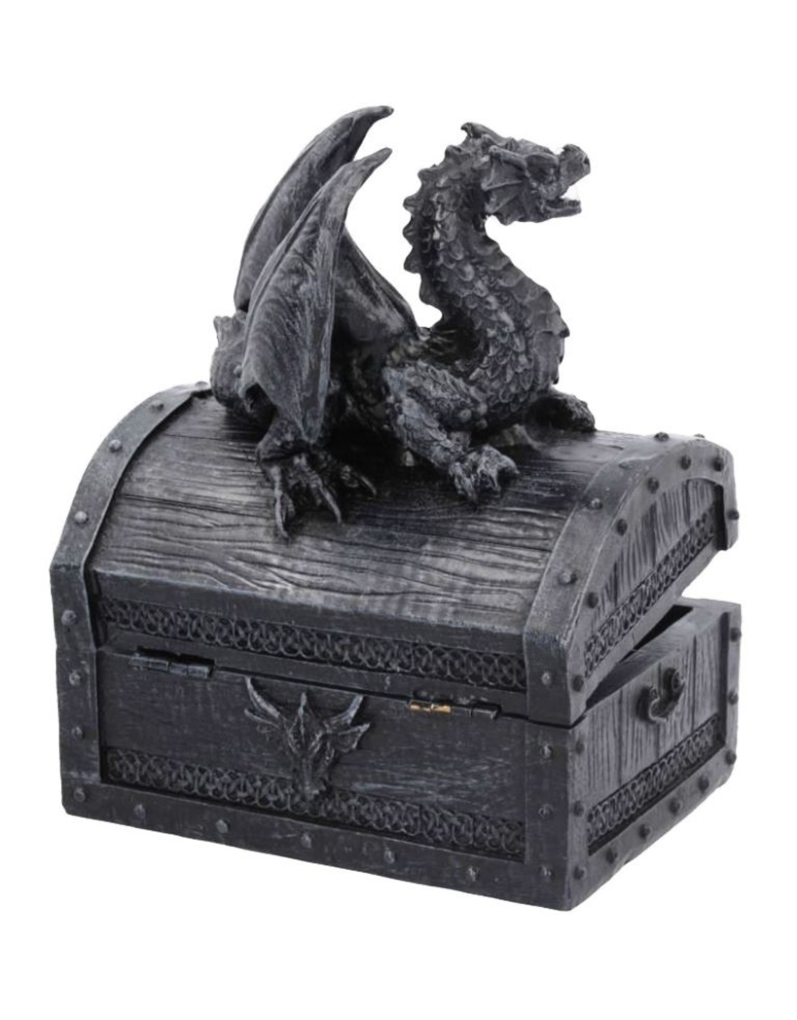 Alator Gothic and Steampunk accessories - Sacred Keeper Dragon Treasure Chest 14.5cm