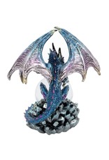 Alator Giftware & Lifestyle - Azul Oracle Blue-Purple Dragon Fortune Seer Figurine