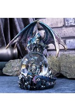 Alator Giftware & Lifestyle - Azul Oracle Blue-Purple Dragon Fortune Seer Figurine