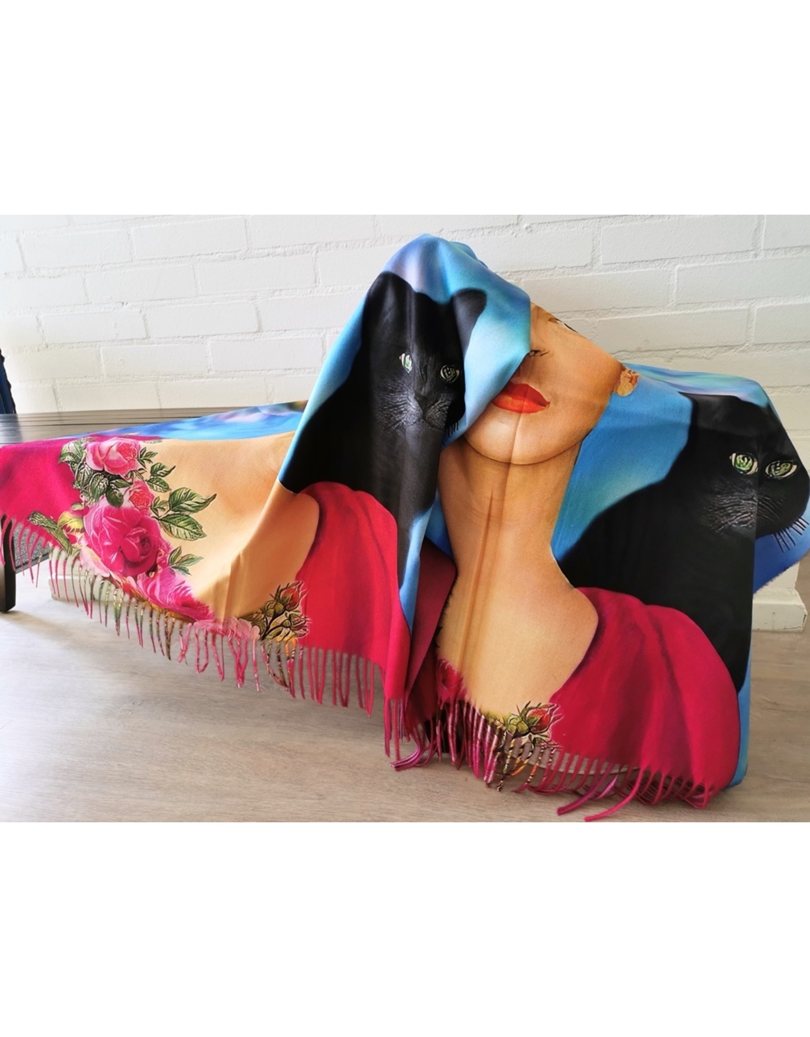 Trukado Miscellaneous - Shawl-Wraparound Frida Kahlo 180cm x 70cm