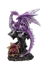 Trukado Giftware Figurines Collectables - Hatchling Protection Dragon and Dragonling 15.2cm