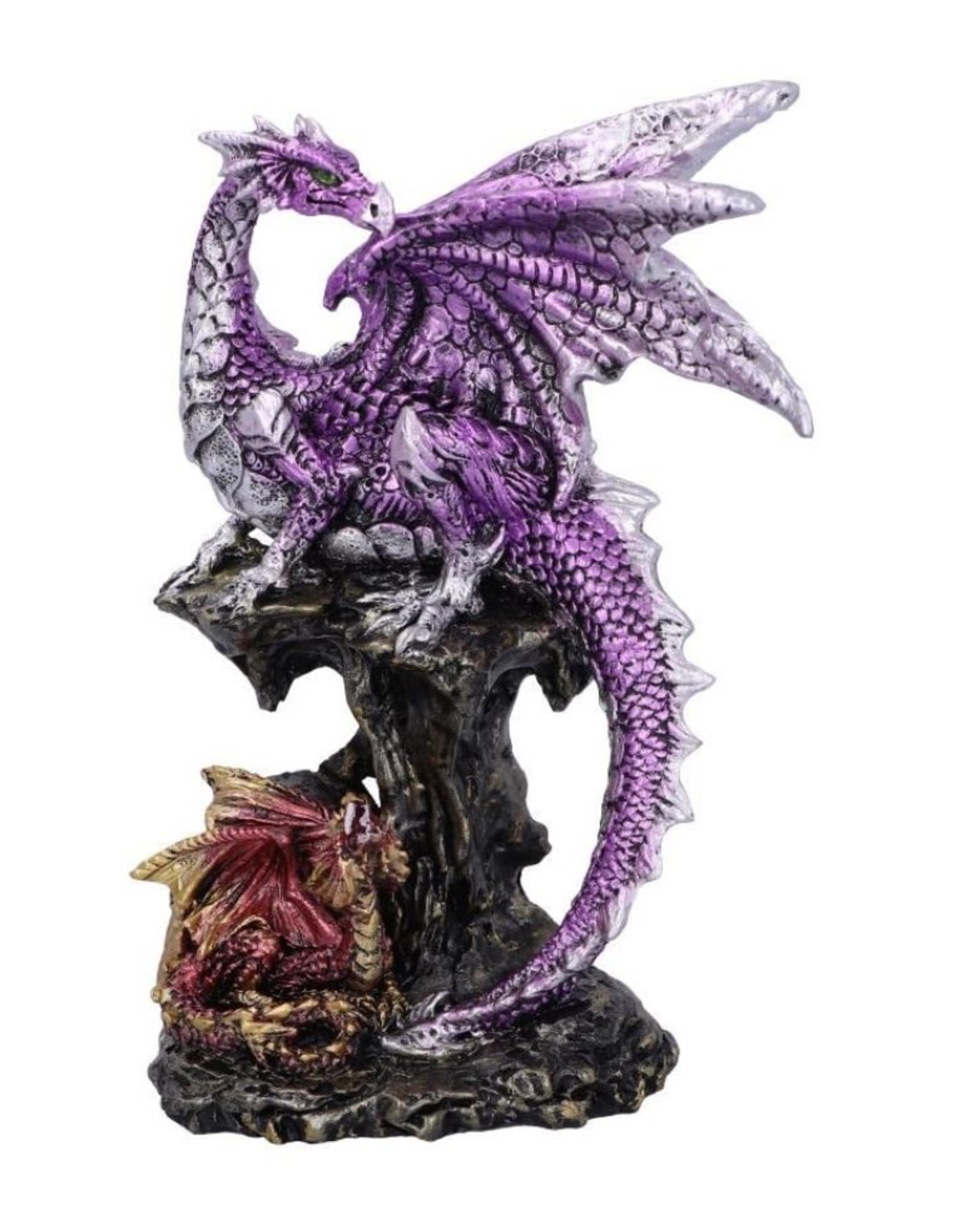 Trukado Giftware Figurines Collectables - Hatchling Protection Dragon and Dragonling 15.2cm