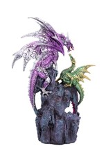 Trukado Giftware Figurines Collectables - Creators Call Dragon and Dragonling Light Up Ornament