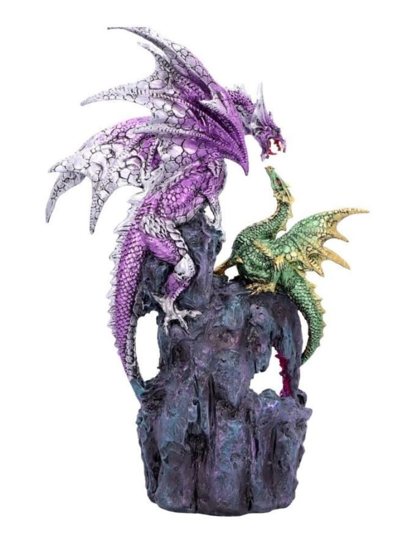 Trukado Giftware Figurines Collectables - Creators Call Dragon and Dragonling Light Up Ornament