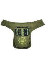 Trukado Fashion bags - Fanny Pack in Soft Colorful Cotton  Green