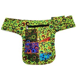 Trukado Fanny Pack Fantasy in Colorful Cotton  Green