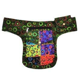 Trukado Fanny Pack Fantasy in Colorful Cotton  Khaki