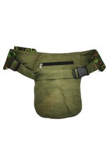 Trukado Fashion bags -Fanny Pack Fantasy in Colorful Cotton  Khaki