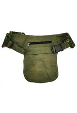 Trukado Fashion bags -Fanny Pack Fantasy in Colorful Cotton  Khaki