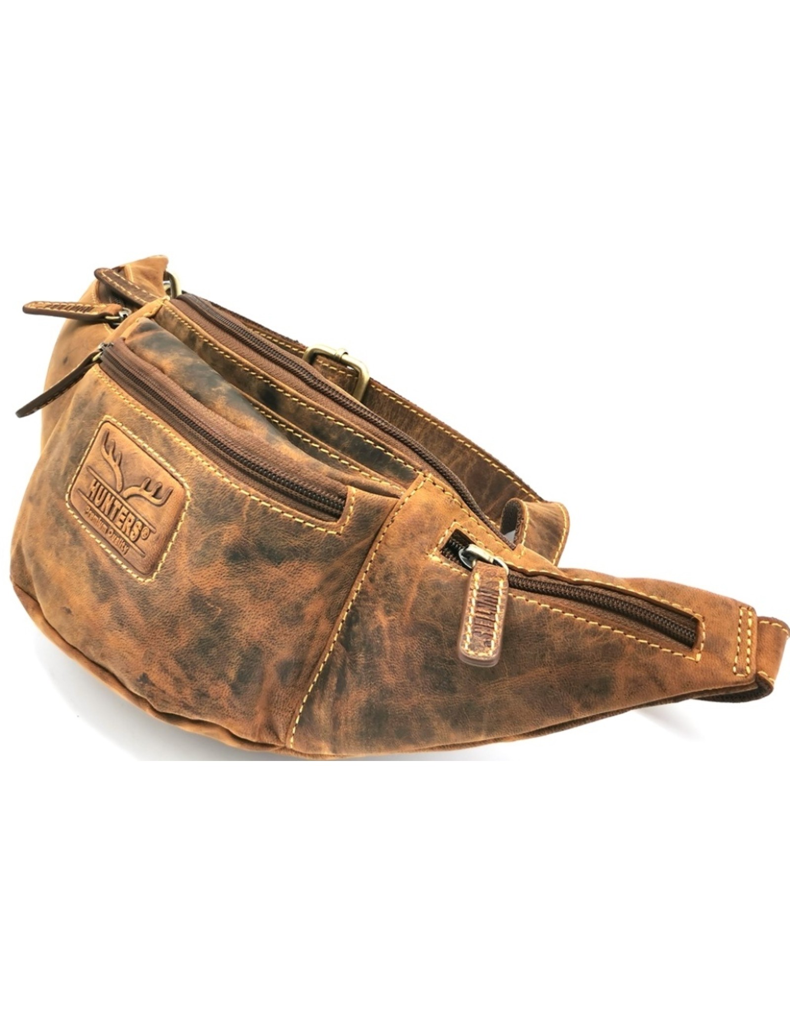 Hunters Leather bags - Hunters Leather Waist bag "Box-1" Brown