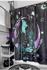 Killstar Killstar bags and accessories - Killstar Moonlight Shower Curtain