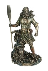 Veronese Design Giftware & Lifestyle - Njord Norse God of Wind and Waters bronzed figurine