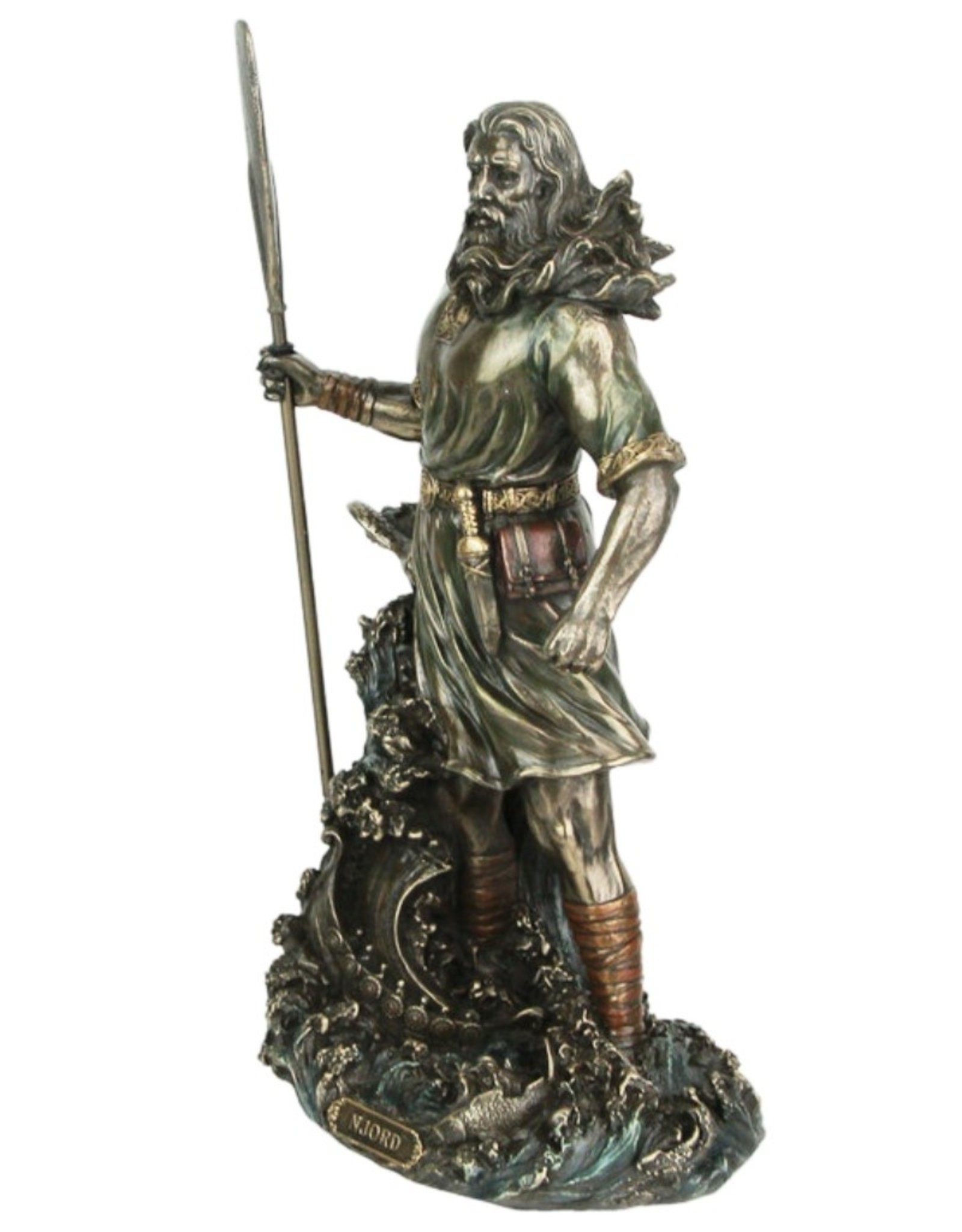 Veronese Design Giftware & Lifestyle - Njord Norse God of Wind and Waters bronzed figurine